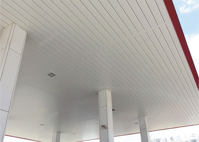Panel de techo de aluminio de tiras lineales ,Aluminium linear strip ceiling pan - Foto 3