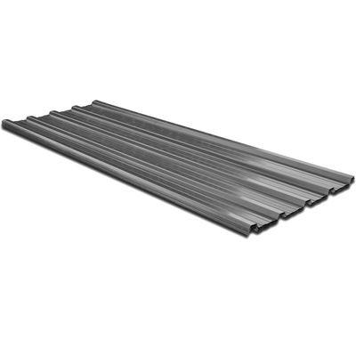 Panel para tejado acero galvanizado gris 12 piezas