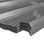 Panel para tejado acero galvanizado gris 12 piezas - 4