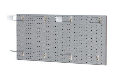 Panel perforado de pared para ganchos color blanco - Sistemas David - Foto 2