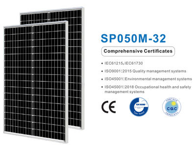 Panel solar de 50w China Cell Power Energía renovable Placa Mono Precio modular - Foto 4