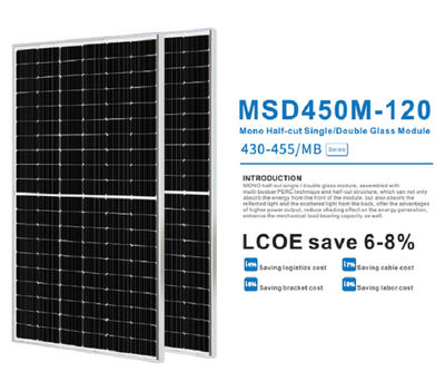 Panel solar del módulo fotovoltaico de 430w 435w 440w 445w 450w 455w