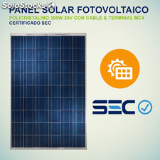 Panel solar Fotovoltaico 300w 24v Certificado SEC