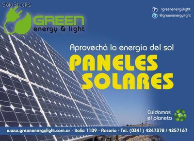 Panel Solar Fotovoltaico para generar energia electrica