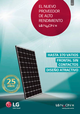 Panel solar / lg NeON® r / 360W / 365W /370W