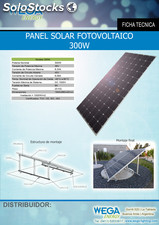 Panel Solar Mono-cristalino 300 w