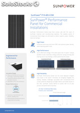 Panel Solar Monocristalino PERC, SunPower P19, de hasta 400W