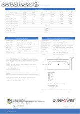 Panel Solar Monocristalino PERC, SunPower P19, de hasta 400W