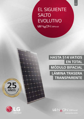 Panel solar o placa solar lg NeON® 2 BiFacial LG395N2T-A5 i LG390N2T-A5
