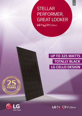 Panel solar o placa solar / lg NeON® 2 black / LG325N1K-V5 LG320N1K-V5