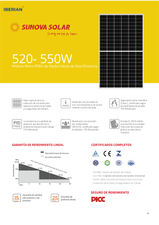 Panel solar sunova 550W