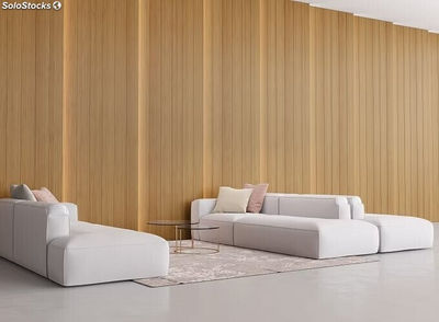 Paneles de bambú para decoración, paneles de pared de interior estriados - Foto 3