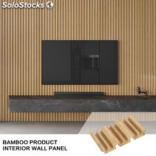 Paneles de pared que bloquean el ruido natural de bambú resistente a rayos UV
