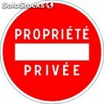 Panneau signalisation Propriété privée