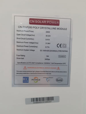 Panneaux photovoltaïques 280W - Photo 3