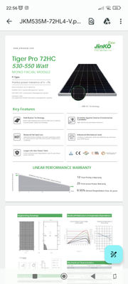 Panneaux solaire photovoltaïque Trina solar 570wc befacial