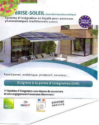Panneaux solaire Store electrique photovoltaique