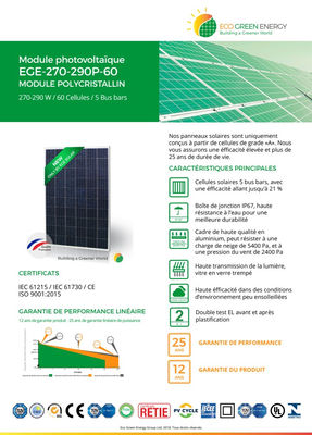 Panneaux solaires ecogreen energy