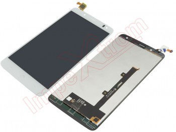 Pantalla completa (LCD/display + digitalizador/táctil) blanca para BQ Aquaris V - Foto 2