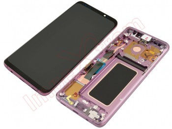 Pantalla completa (LCD/display + digitalizador/táctil) con marco lila púrpura - Foto 2