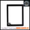 Pantalla Ipad 2 Digitalizador Touch Screen Blancoy Negro - 1
