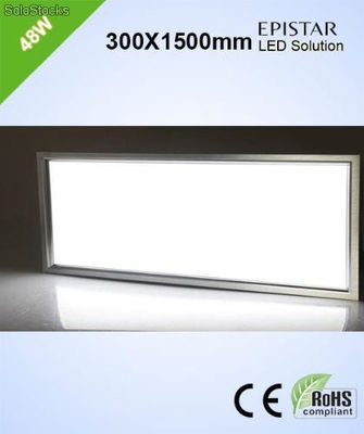 Pantalla led luz fria panel led 48w 4000lm 300x1500mm