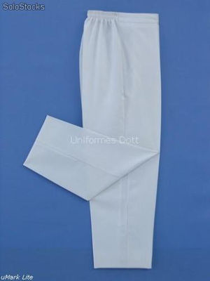 Pantalon Blanco con Resorte y Pretina