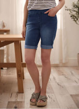 Pantalon Corto Jean Mujer - Ladies Denim Short Pant - D &amp; Co. (27345)