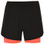 Pantalon corto lanus t/xl negro/coral fluor ROPC66550402234 - 1