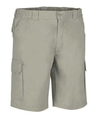 Pantalones cortos detrabajo, multibolsillos, resistentes, gris