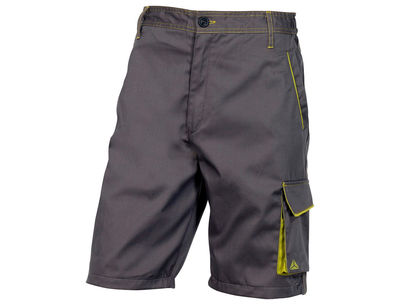 Pantalon de trabajo deltaplus bermuda cintura ajustable 5 bolsillos color gris - Foto 2