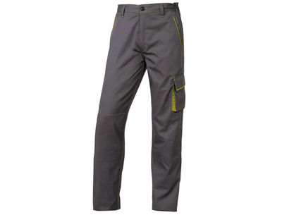 Pantalon de trabajo deltaplus cintura ajustable 5 bolsillos color gris verde - Foto 2