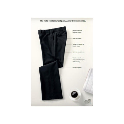 Pantalón de vestir negro de traje oferta límitada - Foto 2