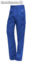 Pantalon industrial multibolsillos de hombre azul 30% algodón 65% poliester