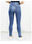Pantalon jeans taille haute stretch perroché en en bas - Photo 3