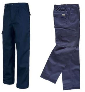 Pantalón laboral color marino con protección para el frío - Foto 4