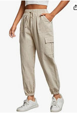 Pantalon Mujer Cargo Bolsillos - Ladies 6 Pocket Terry Trouser