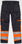 Pantalón multibolsillos homologado alta visibilidad negro/naranja A.V. - Foto 2