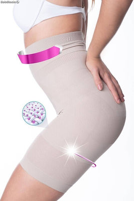 Pantaloncini snellenti anticellulite con fibra Emana®, Ella 89-Nude-L/XL(42-46) - Foto 2