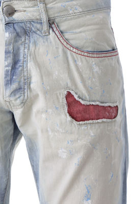 Pantalone con toppe contrasto Bray Steve Alan - Foto 4