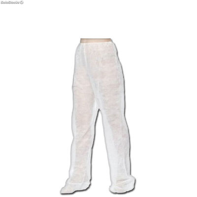 Pantalones desechables PP blanco 50 uds