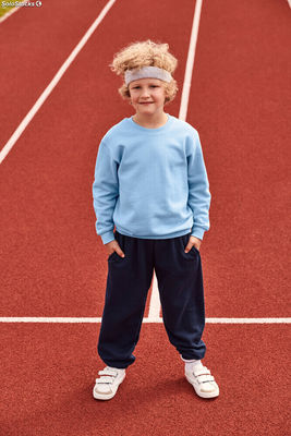 Pantaloni jogging bambino con orli elastici (64-051-0) - Foto 4