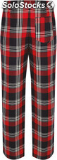 Pantaloni uomo a motivo tartan