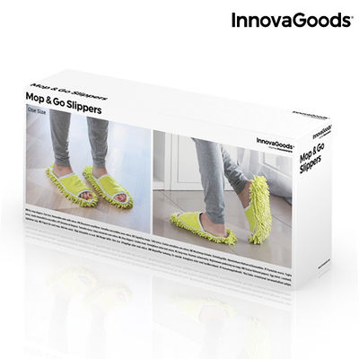 Pantofole Mocio Mop&amp;amp;Go InnovaGoods - Foto 4