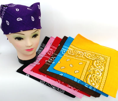 pañuelo para cabeza o cuello pack colores surtidos 0.45 unidad