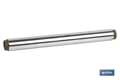 Papel de Aluminio Doméstico | Medida de 16, 30 o 50 m | Ancho 30 cm | Estuche