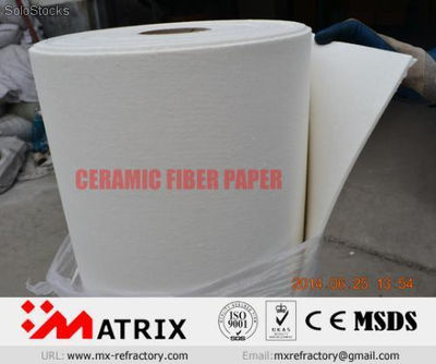 papel de fibra cerámica