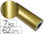 Papel de regalo verjurado star oro bobina 62 cm 7 kg - 1