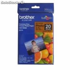 Papel foto brother brillante lbp71gp20 20 hojas dcp-165c dcp-195c dcp-375cw