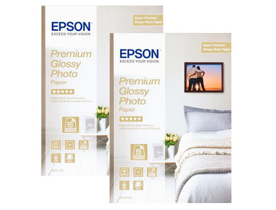 Papel fotografico epson premiun glossy photo satinado din a4 promo 2 x 15 hojas - Foto 3